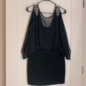 Cache black mini dress